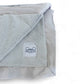 Luxury Satin Border Blanket - Silver