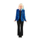 Wednesday Inspired Gothic Girls Friend School Uniform Adult Costume  Large