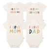 graphic bodysuit set | all in the family