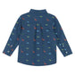 Andy & Evan - Boys Blue Dino Buttondown Shirt