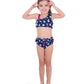 Andy & Evan - Two Piece Ruffle Bathing Suit - Navy