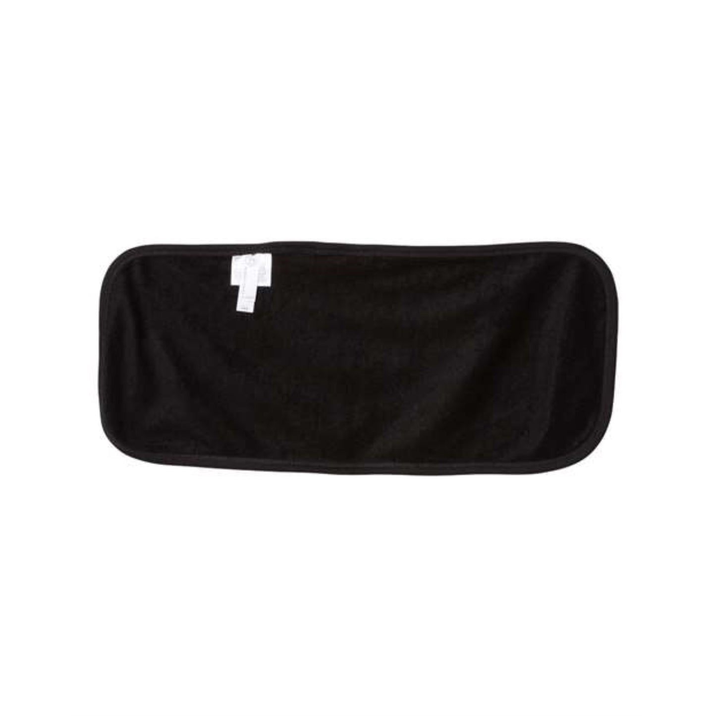 Rabbit Skins Terry Burp Cloth - Black, One Size