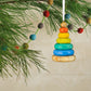 Hallmark Stacking Rings Baby Toy Christmas Ornament