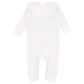 Rabbit Skins Infant Long Legged Baby Rib Bodysuit - White, Nb