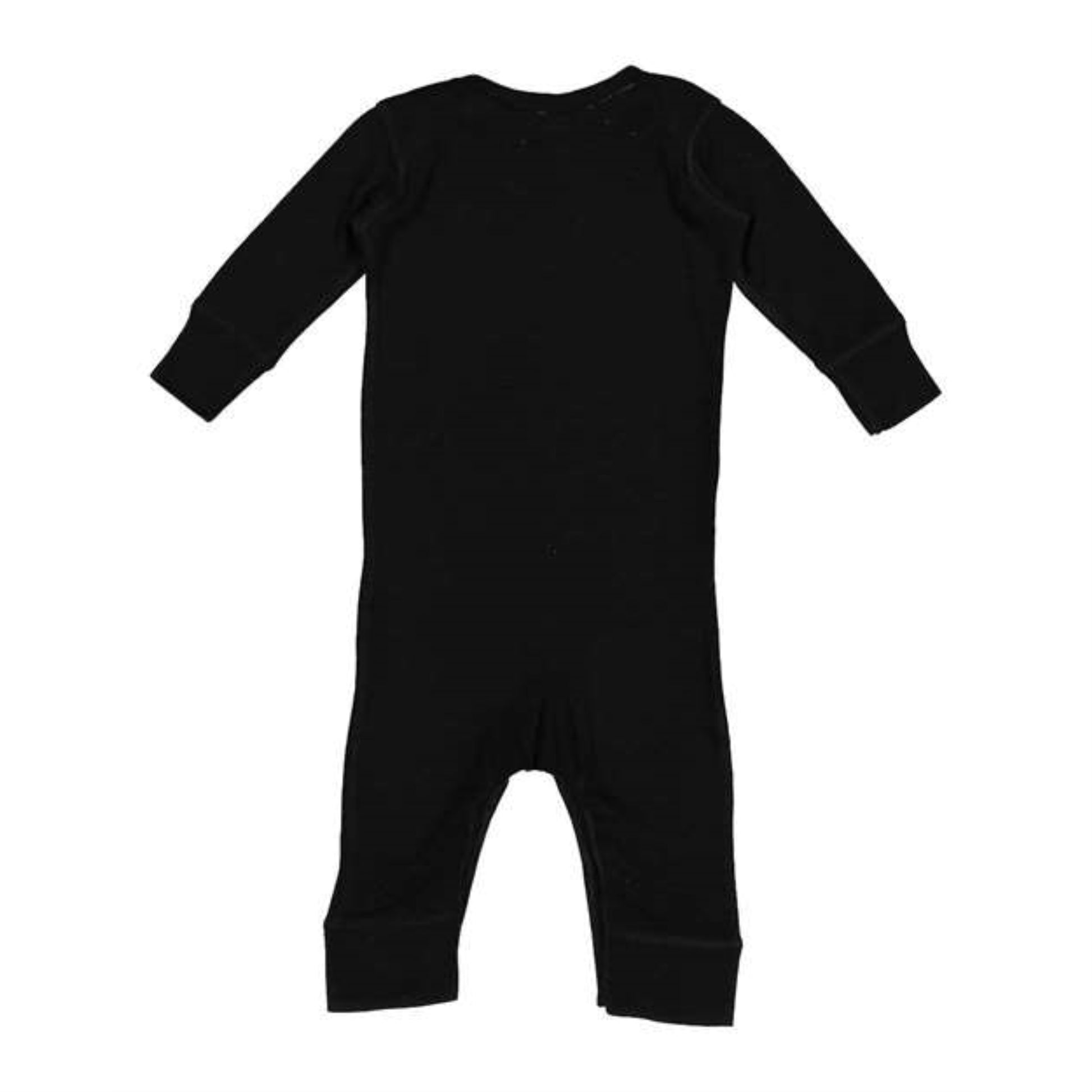 Rabbit Skins Infant Long Legged Baby Rib Bodysuit - Black, Nb
