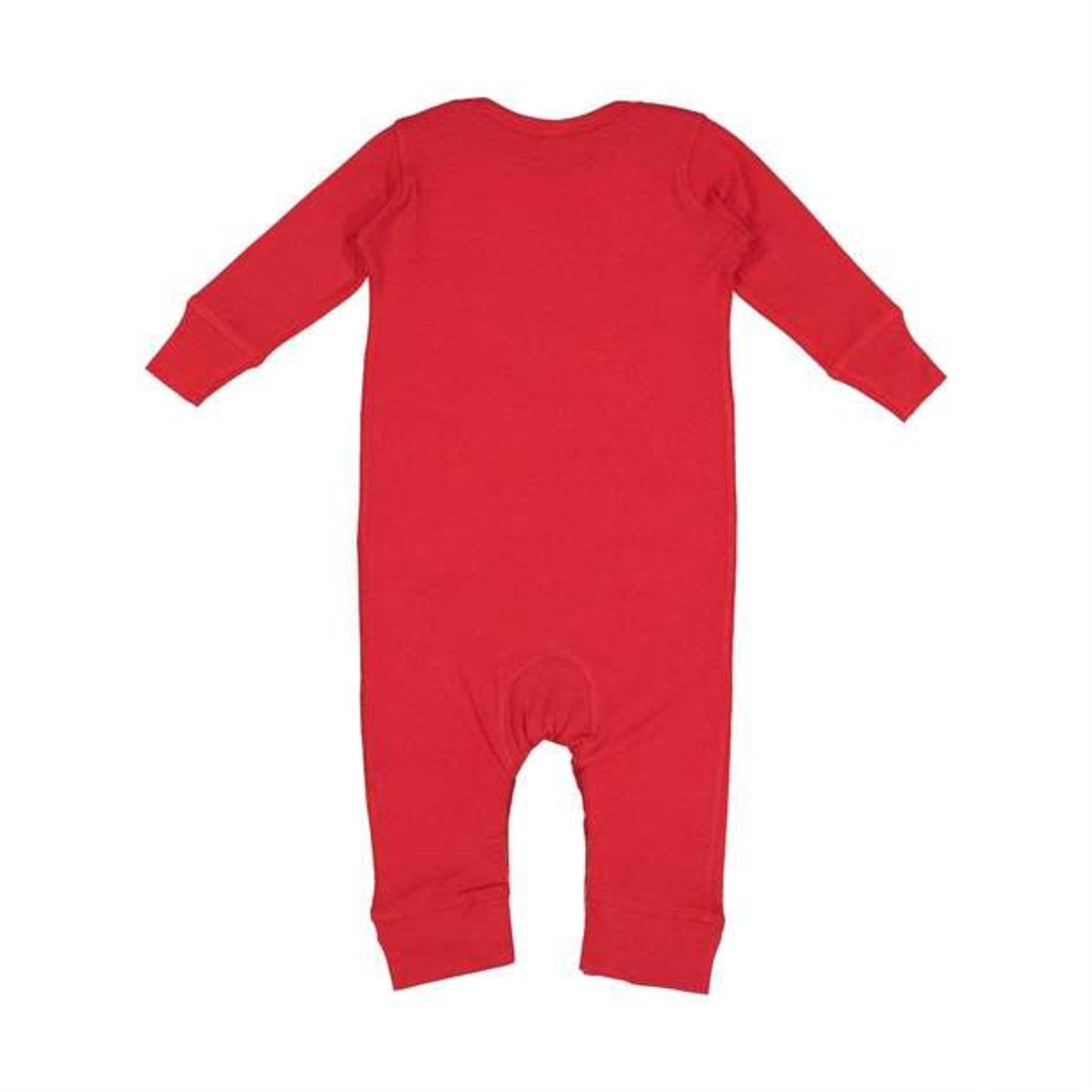 Rabbit Skins Infant Long Legged Baby Rib Bodysuit - Red, Nb