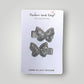 Sparkling Butterfly Clips