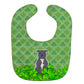 Carolines Treasures Shamrocks Baby Bib, Staffordshire Bull Terrier Blue, Large