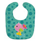 Carolines Treasures Baby Bib, Bird in Rainboots and Puddle, Large