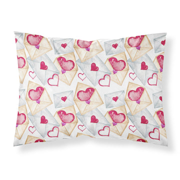 Caroline'S Treasures Watercolor Love Letters Pillowcase, Standard, Multicolor'