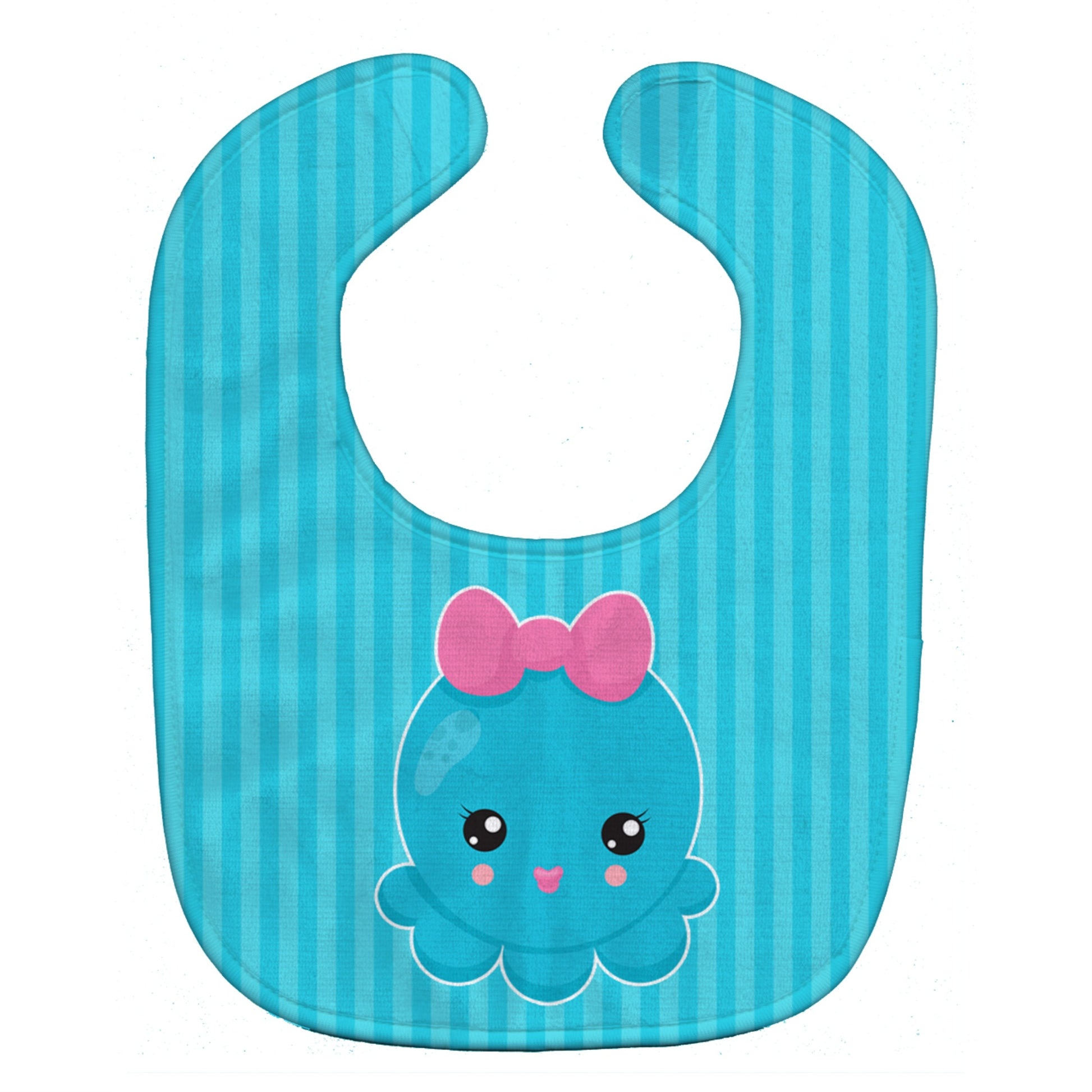 Carolines Treasures Nautical Octopus Baby Bib, Blue, Large