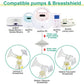 Maymom Backflow Protector for Spectra S1, S2, S9 (to use with medela flanges)