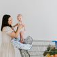 Baby Shopping Cart Cover | Heritage Blue