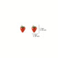 Beautiful Strawberry Stud Earrings