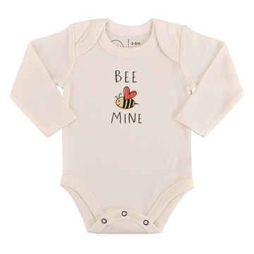 long sleeve graphic bodysuit | bee mine