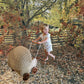 Vintage Charm Rattan Doll Pram