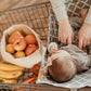 Baby Shopping Cart Hammock | Gray/Aqua