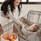 Baby Shopping Cart Hammock | Gray/Aqua