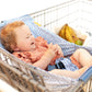 Baby Shopping Cart Hammock | Blue Little Arrow Design
