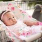 Baby Shopping Cart Hammock | Full Bloom Watercolor Floral Print