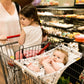 Baby Shopping Cart Hammock | Coming Up Roses Beautiful Floral Print