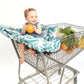Baby Shopping Cart Cover | Tropical Day Leaf Print