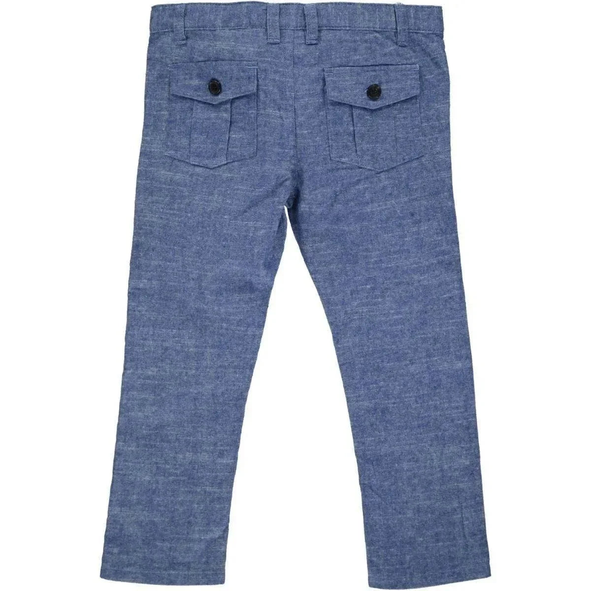 Blue Soft Cotton Pants