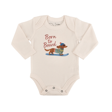 long sleeve graphic bodysuit | born to board