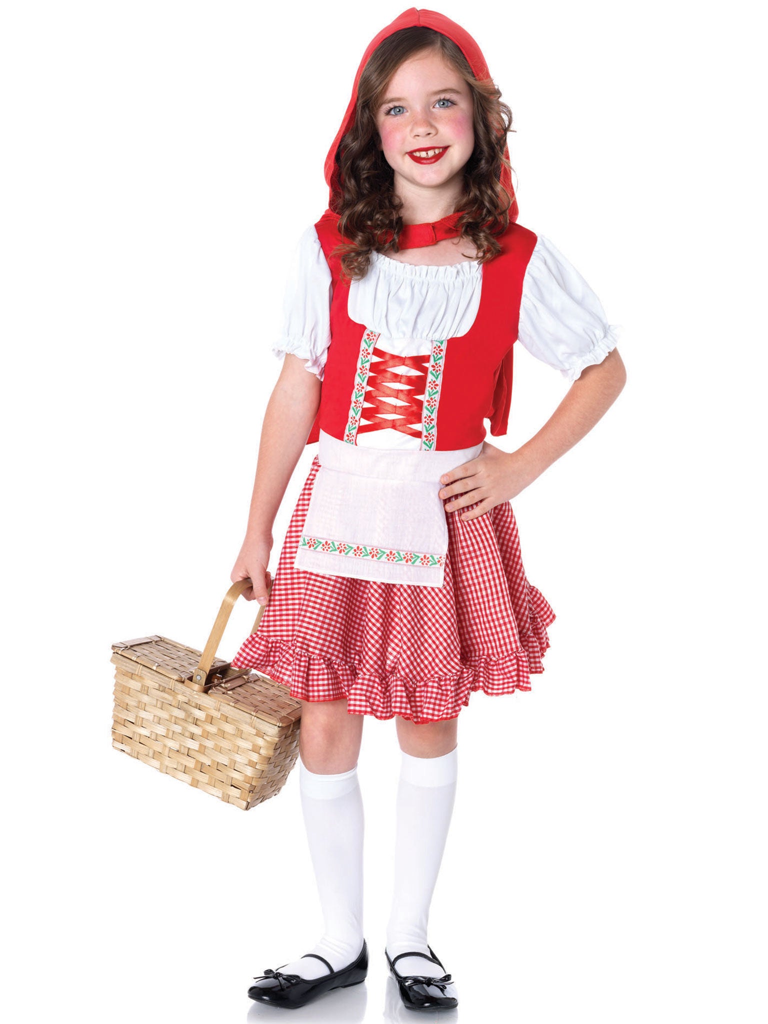 2Pc.Lil Miss Red,Peasant Apron – WBBAPB00411X8GW