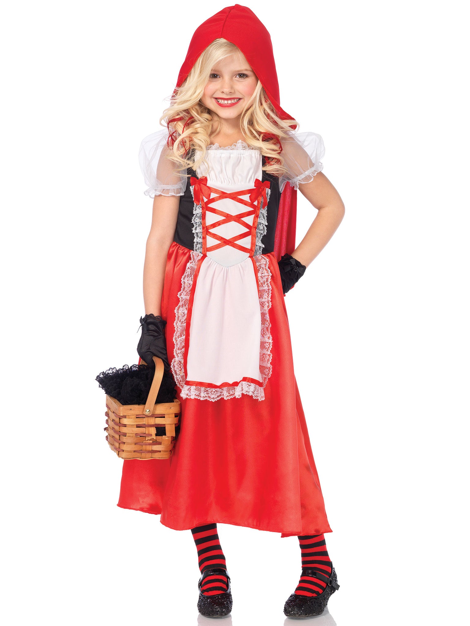 2Pc.Red Riding Hood,Long Apron – WBBAPB00UVYQZRM