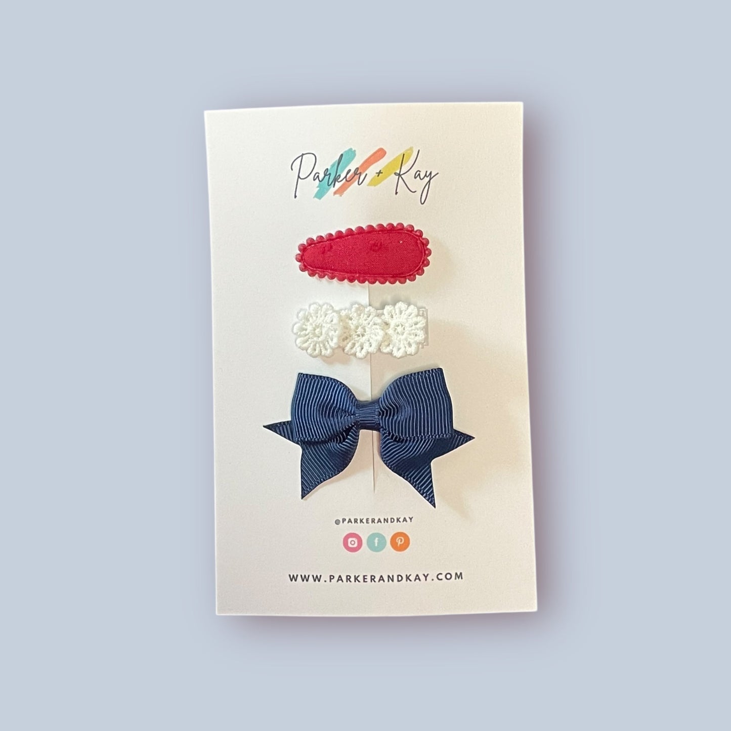 Baby 3-Piece Hair Clips Variety Set