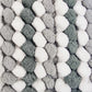 Dii Gray Striped Microfiber Bath Mat