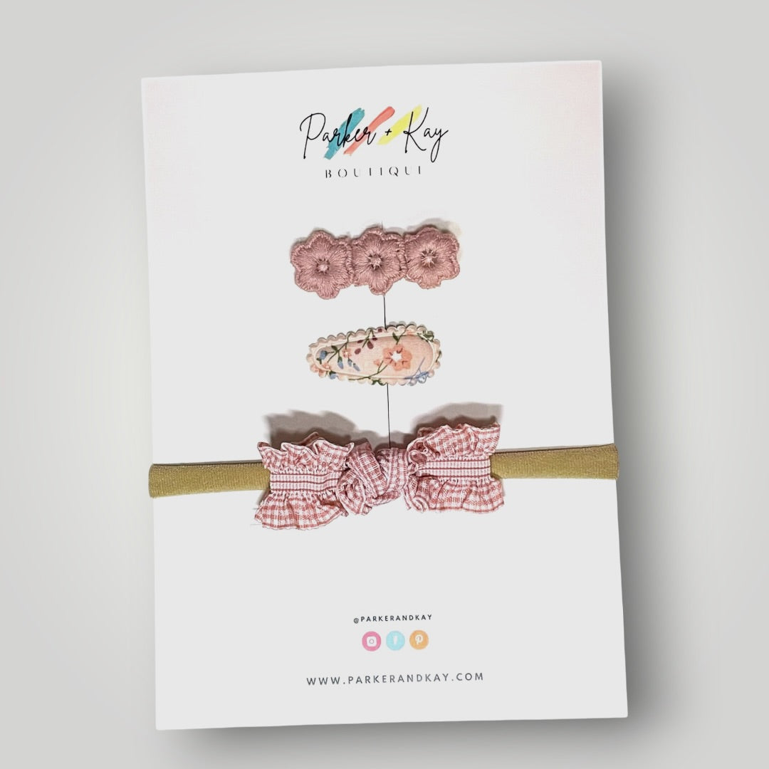 Ruffled Gingham Variety Set