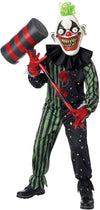 crazy Eyed clown child costume  Large