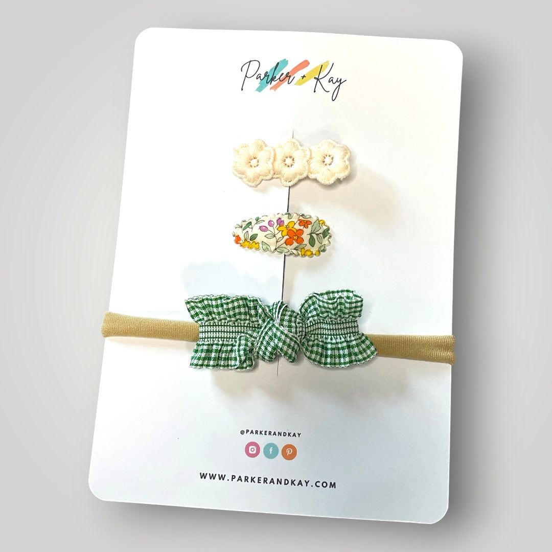 Ruffled Gingham Variety Set