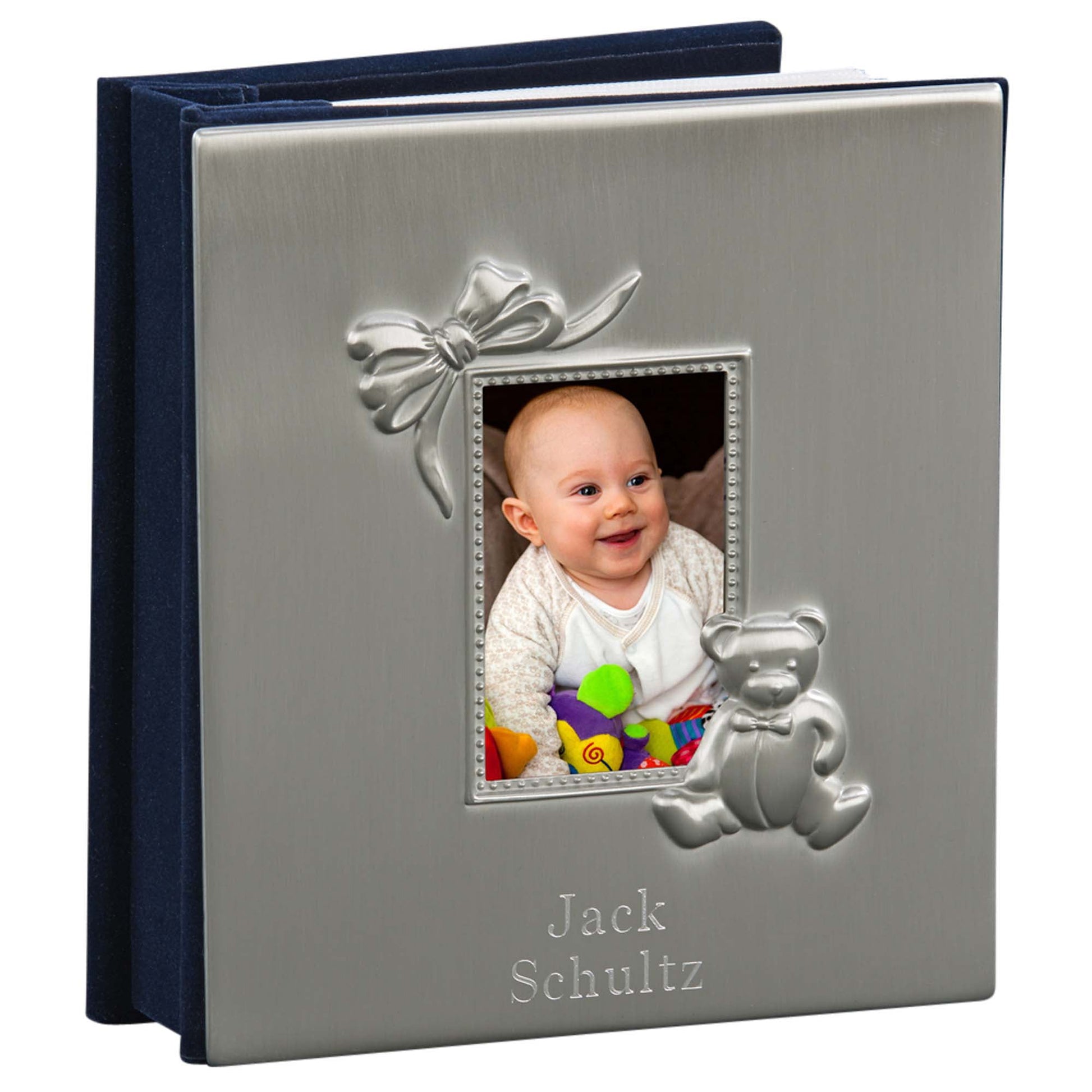 Creative Gifts International 024419 4 X 6 In Pewter Finish Holds With 100 - Baby Album