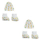 Caps, Booties  4 Pc Set   Newborn