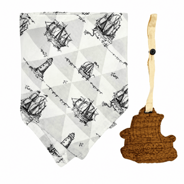 gift set | Boat lovie bib 2pc