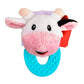 Elephant and Cow Combo Teether for Babies Pack of 2