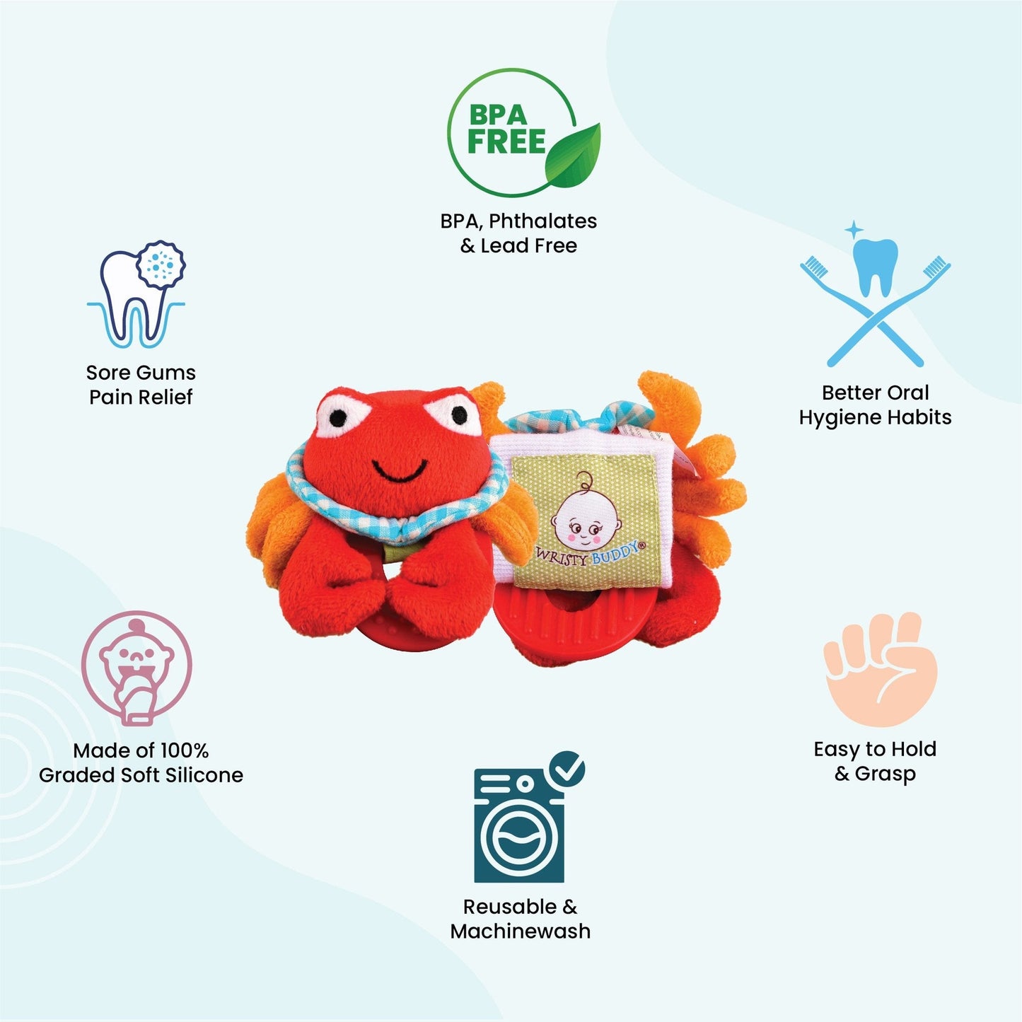 Crab Baby Teether