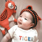 graphic bodysuit | tiger