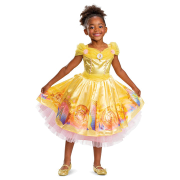 Disney Beauty And The Beast Belle Deluxe Toddler Costume | M (3T-4T)