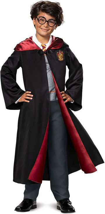 Harry Potter Deluxe Hooded Robe and Jumpsuit child costume  Large (1012)