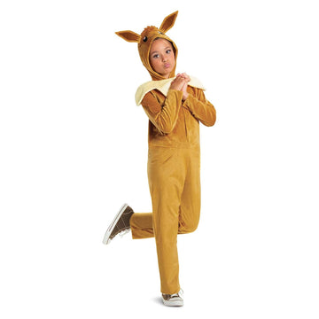 Pokemon Eevee Child Costume Jumpsuit  Medium (7-8)