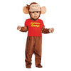 Curious George Infant Costume  12-18 Months