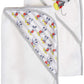 Cudlie Disney Mickey Mouse Baby Boys 2 Pack Rolled Hooded Towels On Header Card