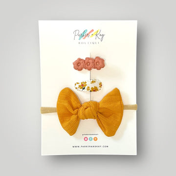 Baby 3-Piece Knot Bow Variety Set