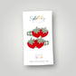 Soft Strawberries Hair Clips