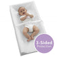 Sealy Soybean Comfort 3-Sided Contoured Changing Pad - White Peva
