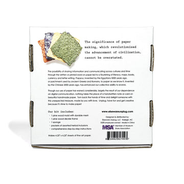 Paper Making Kit DIY – Recycled Handmade Paper Craft